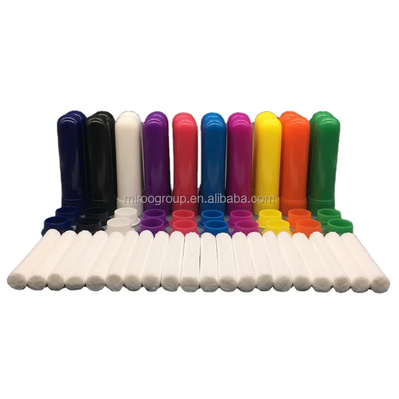 Hot Products in USA Portable Mini Blank Inhaler Sticks Nasal Inhaler Tubes for Aroma Essential Oils