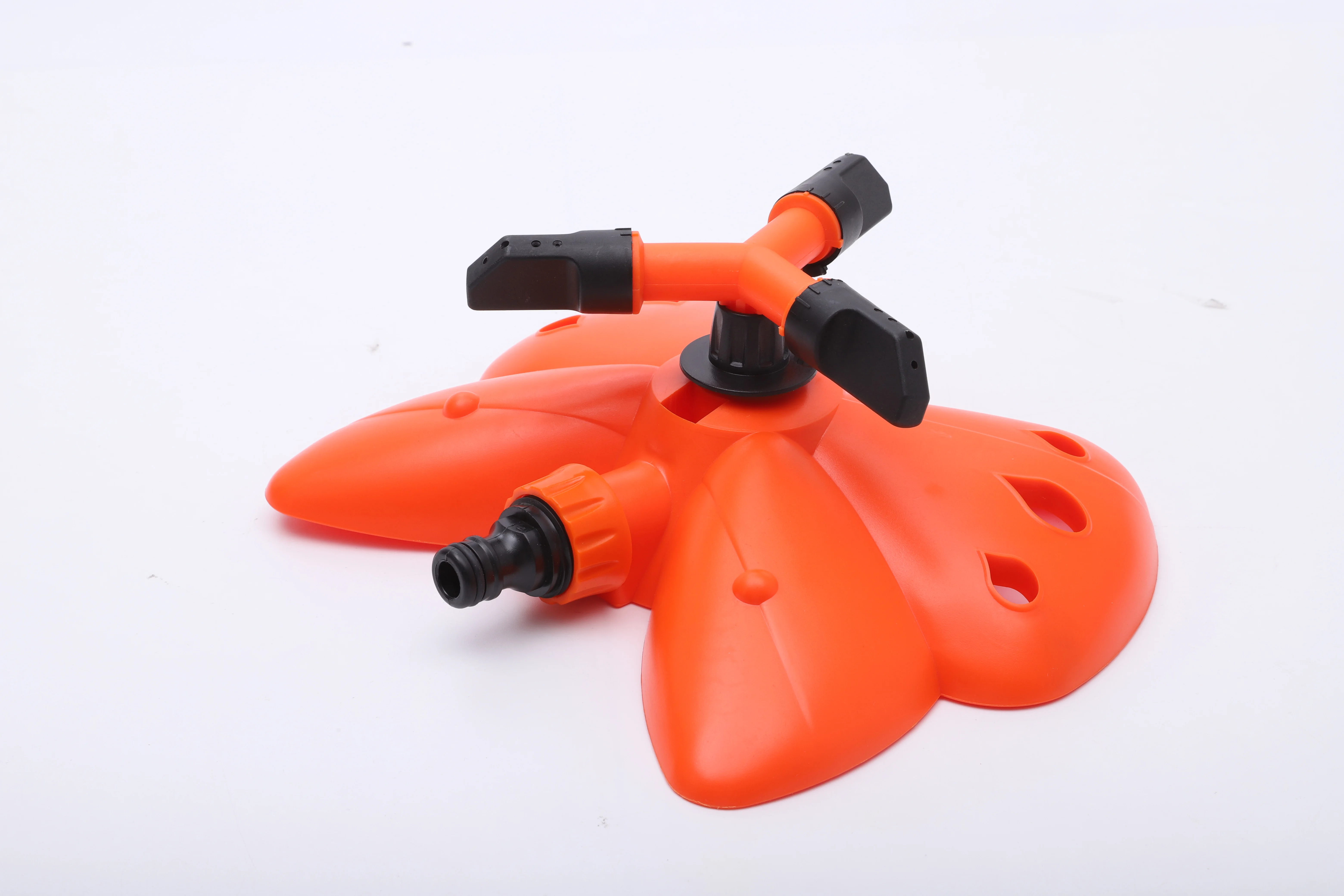 Plastic Three Arm 360 Degrees Rotating Irrigation Water Sprinkler Plastic Three Leaves Water Garden Sprinkler Lawn Sprinkler