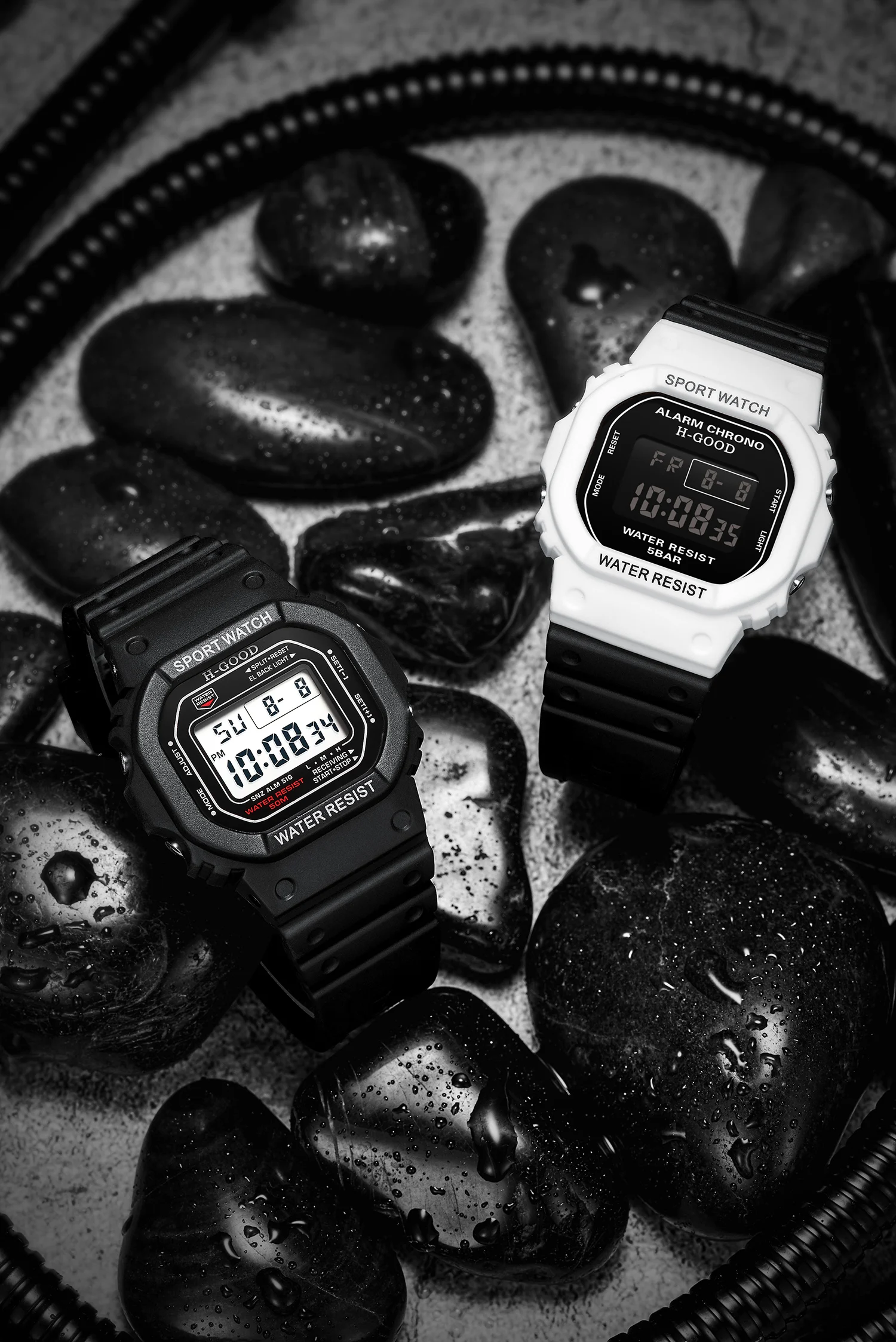 H-GOOD TK-0017 модные наручные часы мужские световой будильник на детские Reloj
