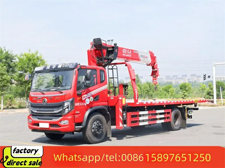 Лидер продаж краны Dongfeng 12 тонн для эвакуаторов гидравлическая лебедка 4x2 бортовой аварийный кран