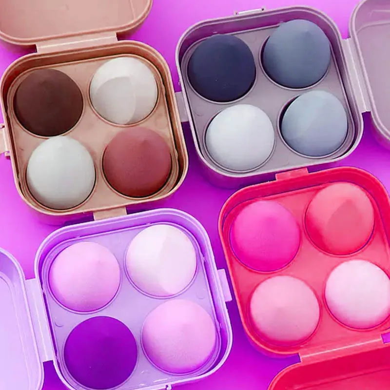 wholesale makeup sponge triangle white makeup remover sponge custom logo Non latex Beauty Sponge