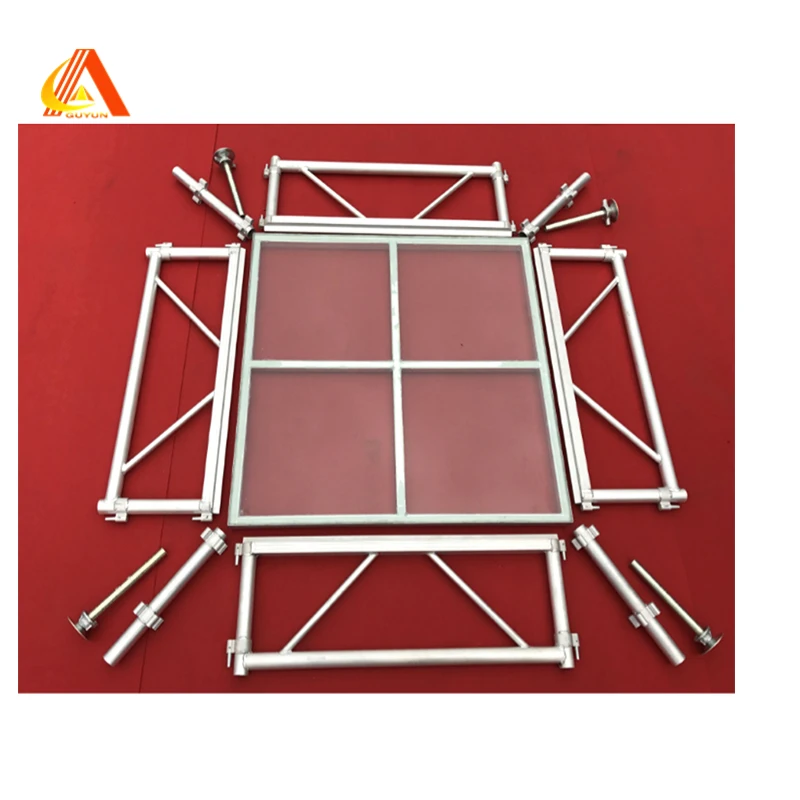 High quality Clear acrylic platform Custom Portable Dance Floor Stage for sale