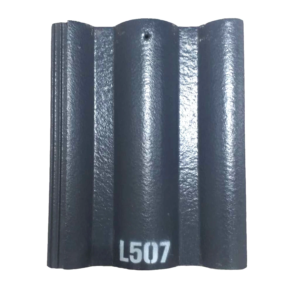 insulated cheap price concrete roof tile for roof blue color coated glazed