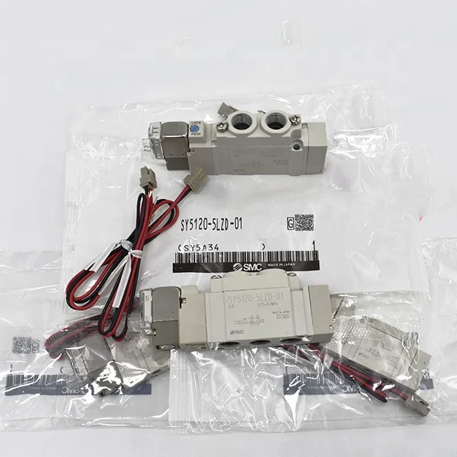 SMC SY5120/5220/5320-4/5/6LZ/LD/LZE/LZD-01-C4-C6-C8-Q port 12V solenoid valve