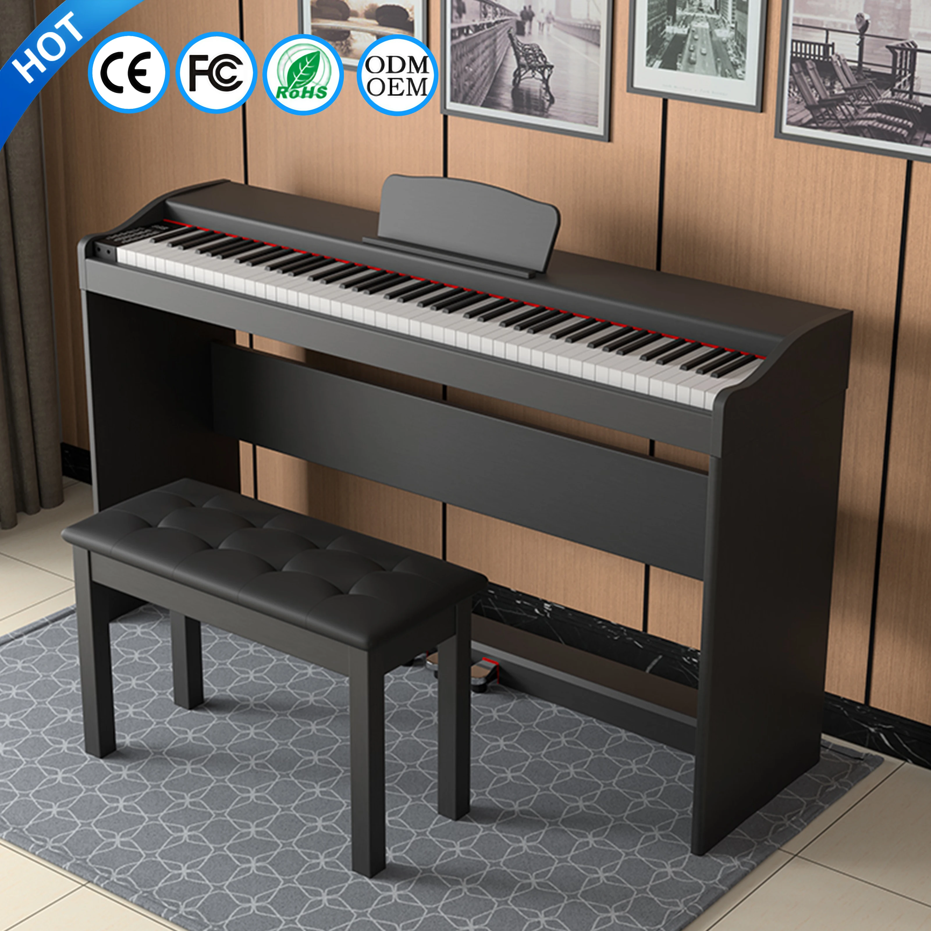 BLANTH Electric Piano Keyboard Digital Piano Professional Keyboard Instruments Piano for Sale