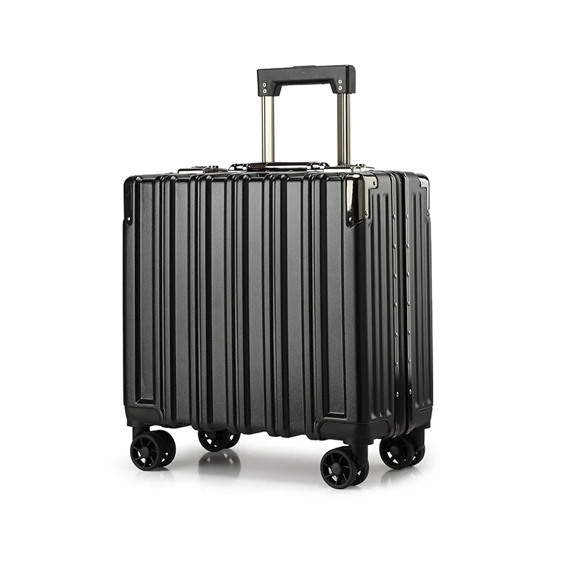 High Quality Luxury Aluminum Suitcase with trolley luxury Carry On Spinner Hard Shell Metal Suitcase Lightweight with TSA Lock