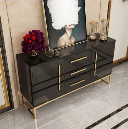 Роскошный шкаф для хранения 2020, простой многофункциональный буфет для столовой