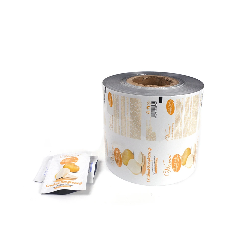 Aluminum PE Packaging Mylar Roll Film Color Printed Sachet Plastic Roll Stock Foods Laminated BOPP Film Roll