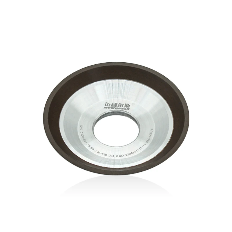 12V9 100X31.75X3X10X20T(1) Milling Cutter End-face Grinding Wheel for Tungsten Carbide HSS Stainless Drill Mill