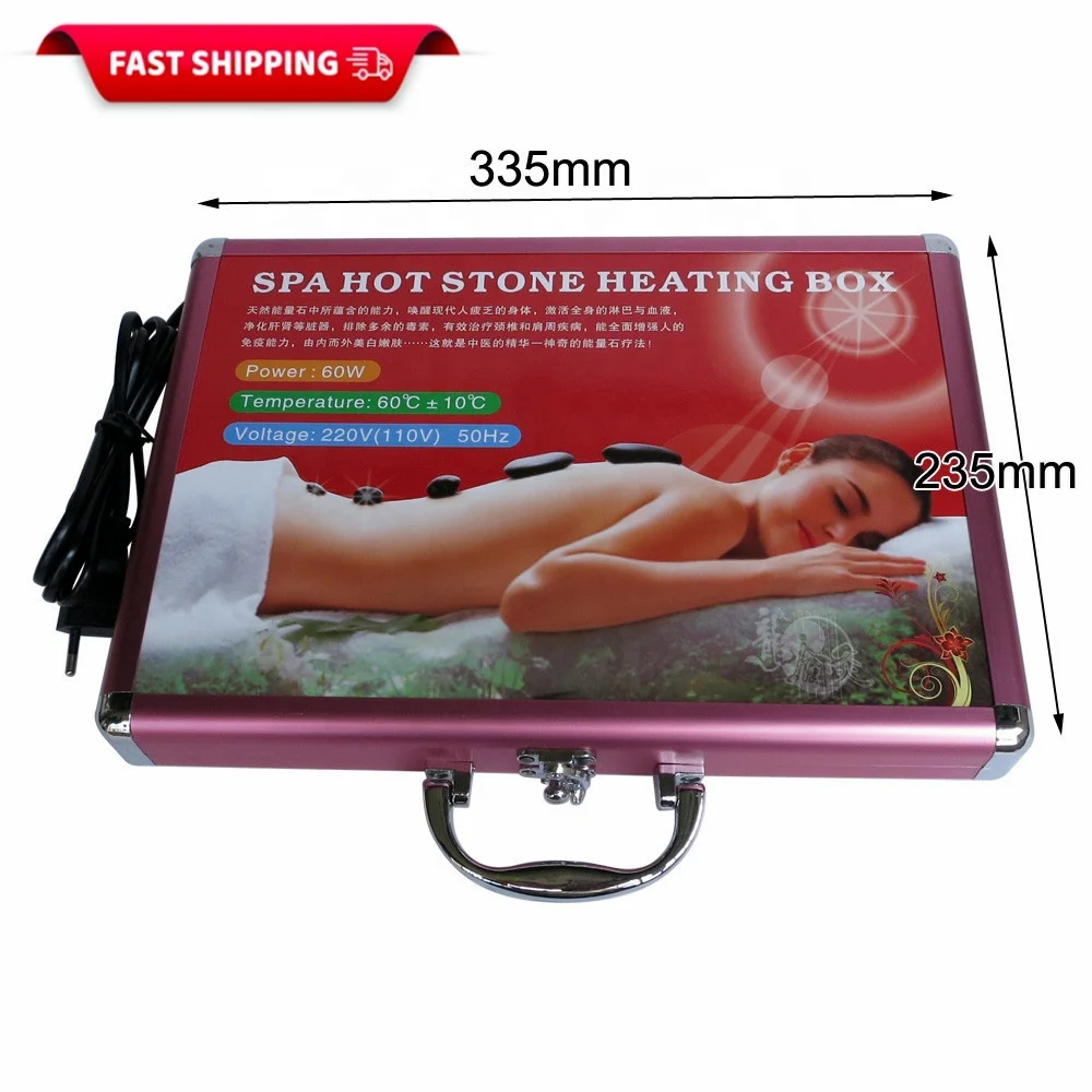 Hot sale Tontin massage stone heater box 220V and 110V hot stone for SPA massage