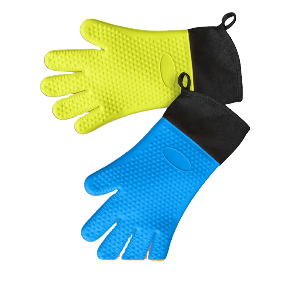 Multi Color Silicone Baking Gloves Silicone Insulated Gloves For Cooking