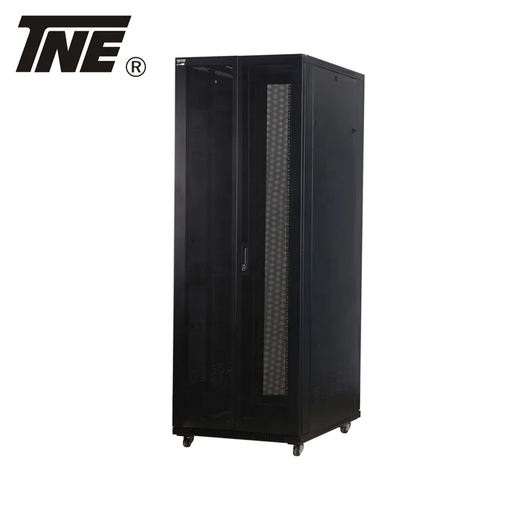 Newest item professional rack cabinet computer server box with vented double rear door