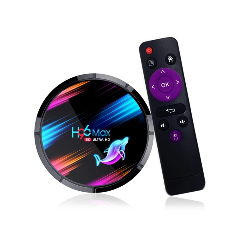 Новейшая ТВ-приставка H96 MAX X3 на Android 9 0 S905 8K с двойным Wi-Fi ОЗУ 4 ГБ 32 64 медиаплеер