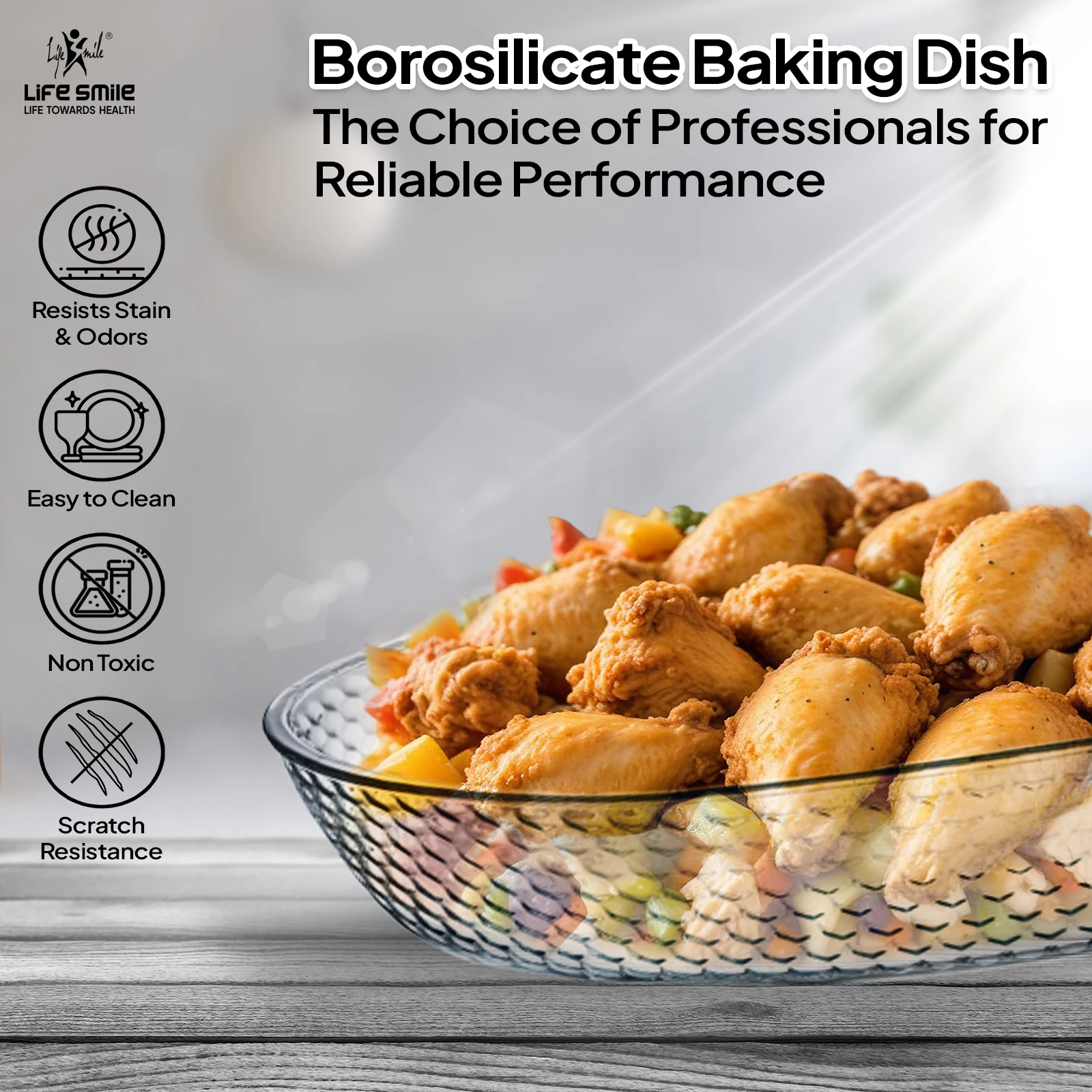 Wholesale Supplier Borosilicate Glass Cookware Oval Shape Dish Glass Baking Dish Glass Bakeware and Baking Essentials