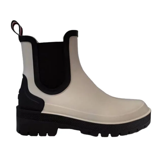 Rain Boots Women Garden Galoshes Waterproof Rubber Chelsea Boot Female Non-slip Rainshoes Fishing Water Shoes