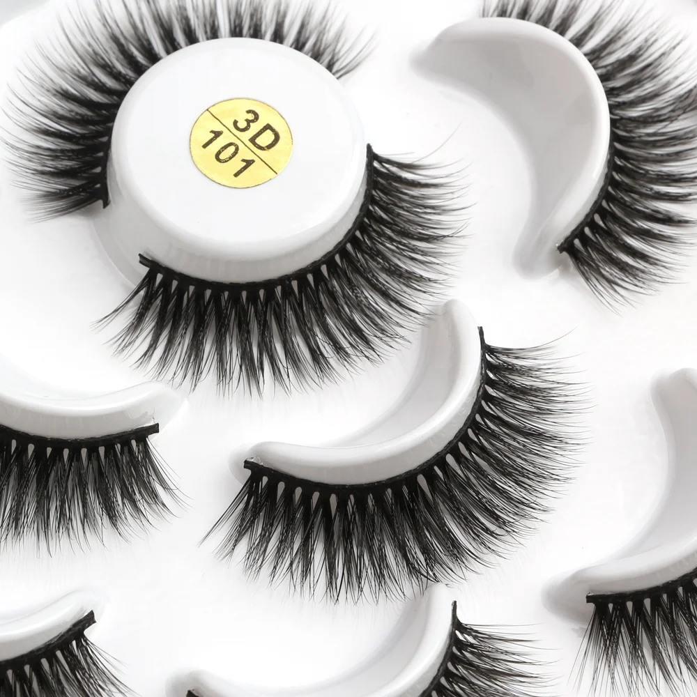 Maange wholesale luxury Natural 3D synthetic mink eyelashes