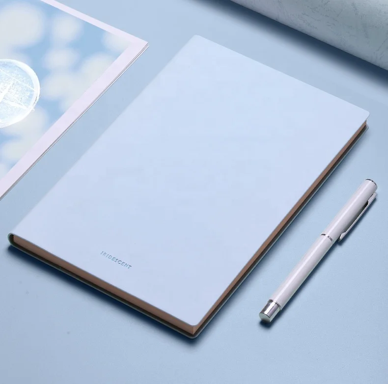 Morandi Ins Style Notebook Custom Logo Soft PU Leather Notebook Manifest Journal