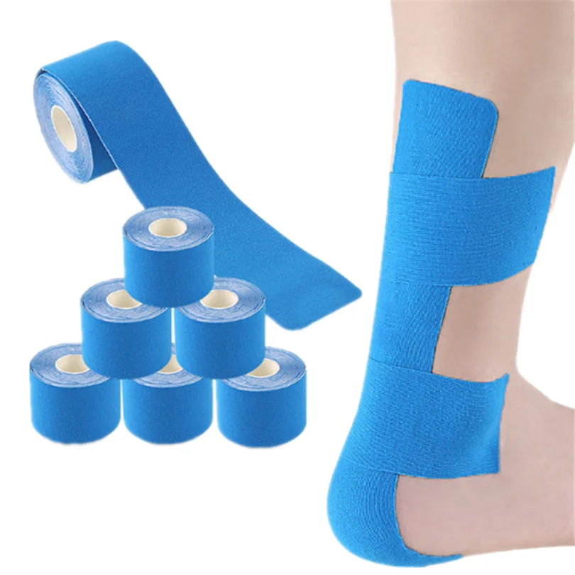 Высококачественная эластичная кинезиологическая лента для сильных спортивных травм при коленях, плечах, локтях, мышцах