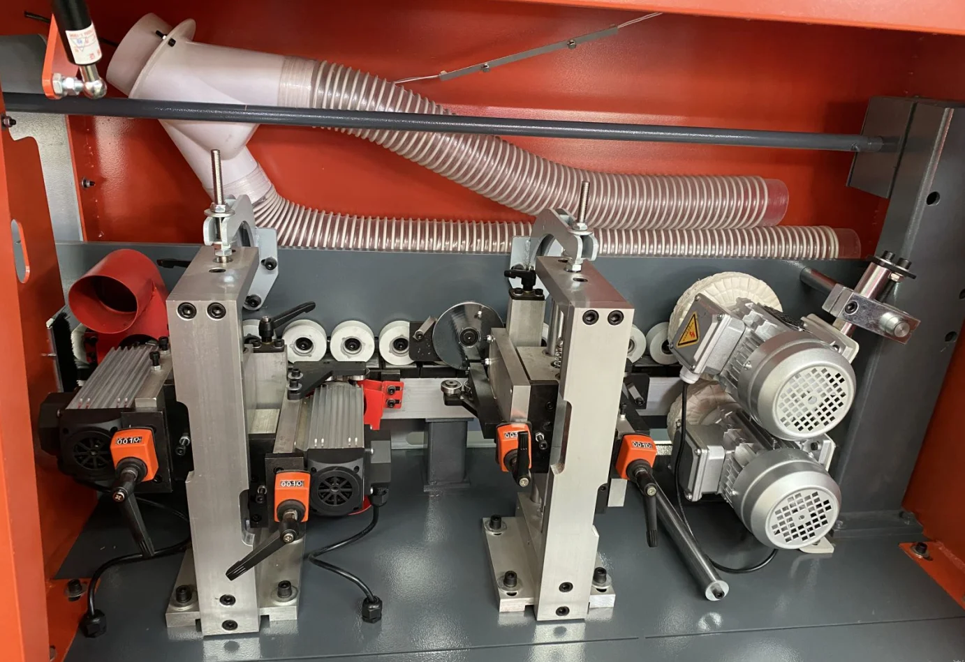 WOODPRO F205 automatic edge banding machinery woodworking mdf board wood furniture pvc edge banding machine