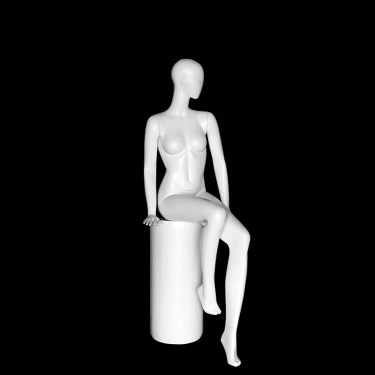 Full Body Breast Female Mannequin Manikin Skin Color Female Headless Mannequin for Clothes Display