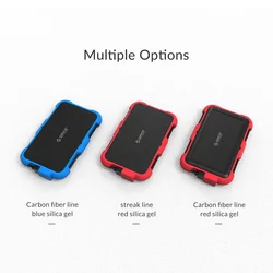 ORICO Waterproof IP64 Shockproof Silica Gel 4TB External 2.5Inch Triple-Protection HDD and SSD Enclosure 2739U3