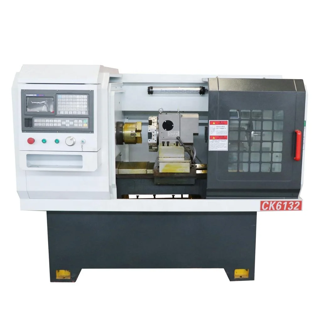China low cost Small  CNC metal Lathe Turning Machine Price CK6132