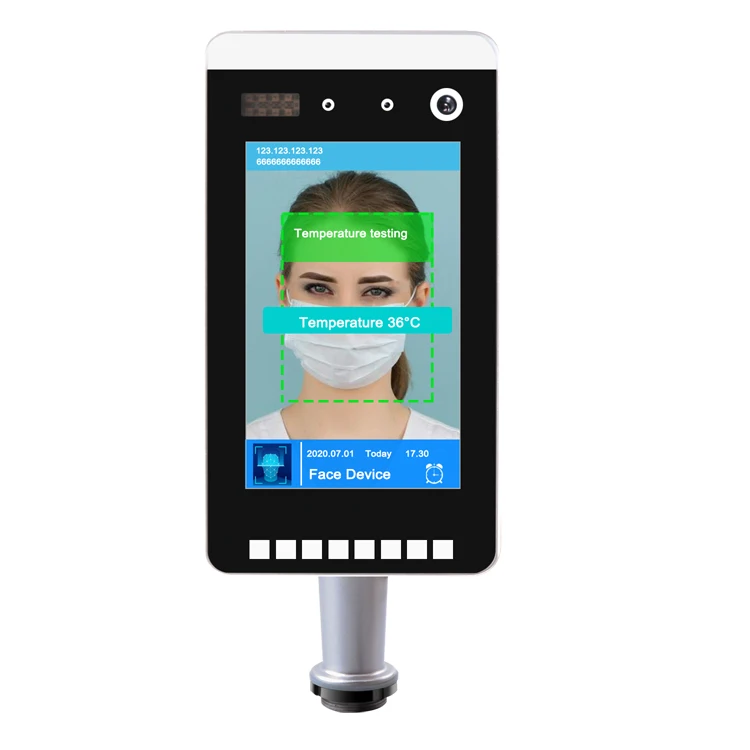 Videostrong V8-R 8 дюймов температуры лица идентификационный терминал RFID лифт система контроля допуска двери CE ЖК-дисплей 2 4