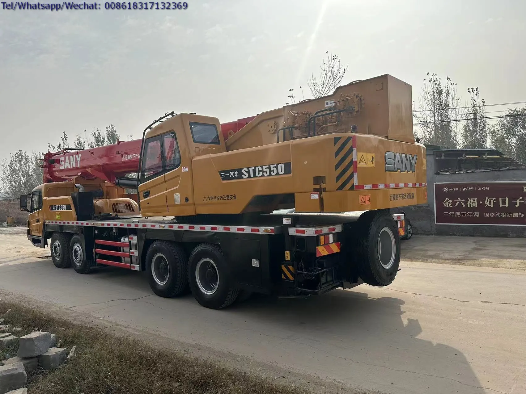 Автомобильный кран Sany STC550 55-тонный хорошее состояние 25 тонн 50 55 70 75 80 для продажи