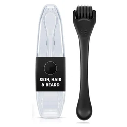 Micro Needle Beard Roller Titanium Dermaroller Private Label Derma Roller 540 Beard Hair Growth Derma Beard Roller