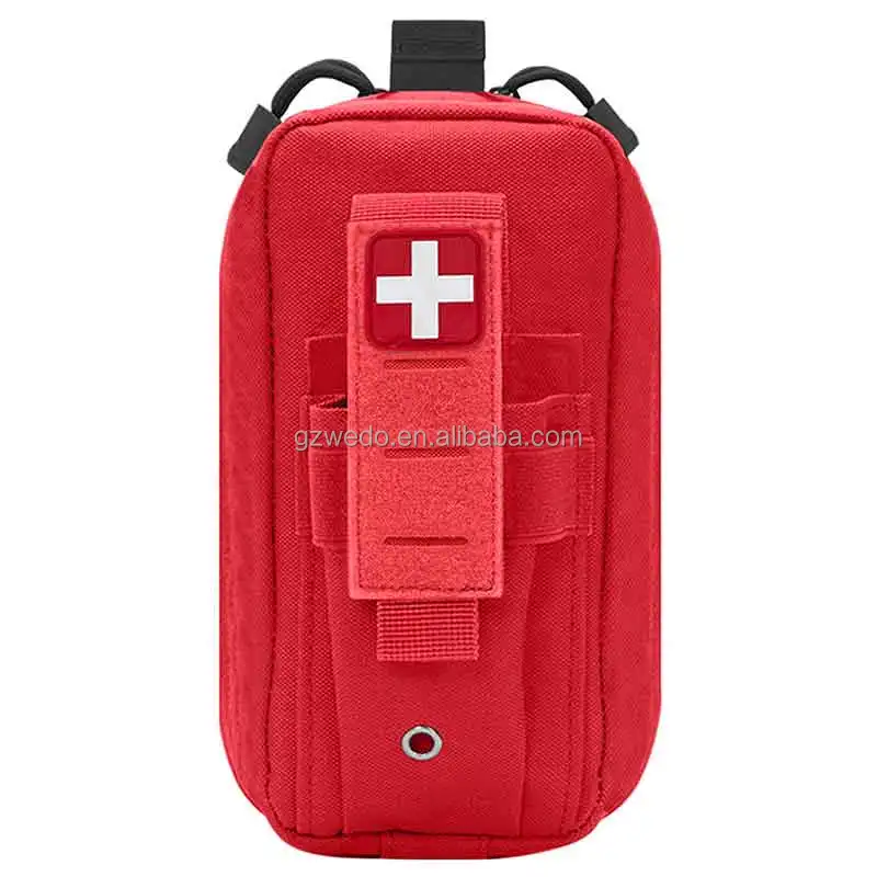 Upgrade Laser Cut Ifak Pouch with Tourniquet Holder, Molle Medical Pouch, Tactical Molle EMT Belt First Aid Pouches for Medic