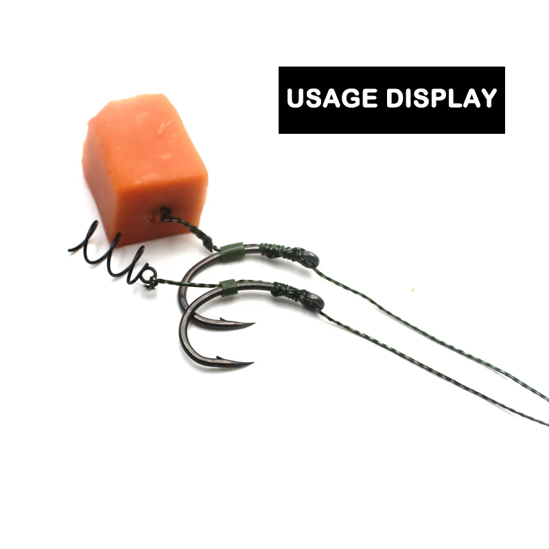 1BOX Meat Coils For Carp Hair Rigs Carp Fishing Accessories