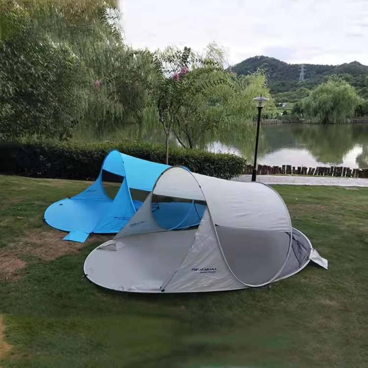 double person quick automatic opening pop up beach tent