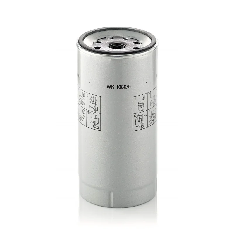 Factory Direct Wholesale High Quality Auto Diesel  Engine Fuel Filter Element Fuel Filter WK1080/6X