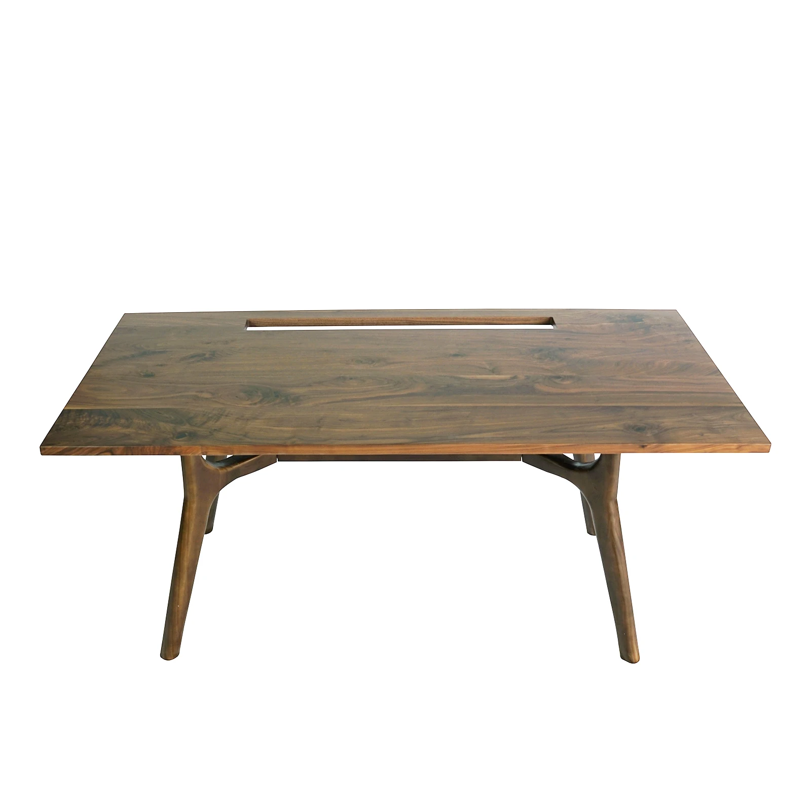 OEM/ODM black walnut solid wood table top Customized hotel bedroom Furniture