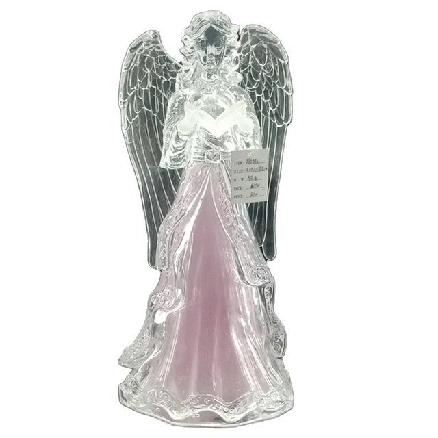 2024 Hot selling Plastic angel statue with lights Angel shape home decoration lights Christmas decoration