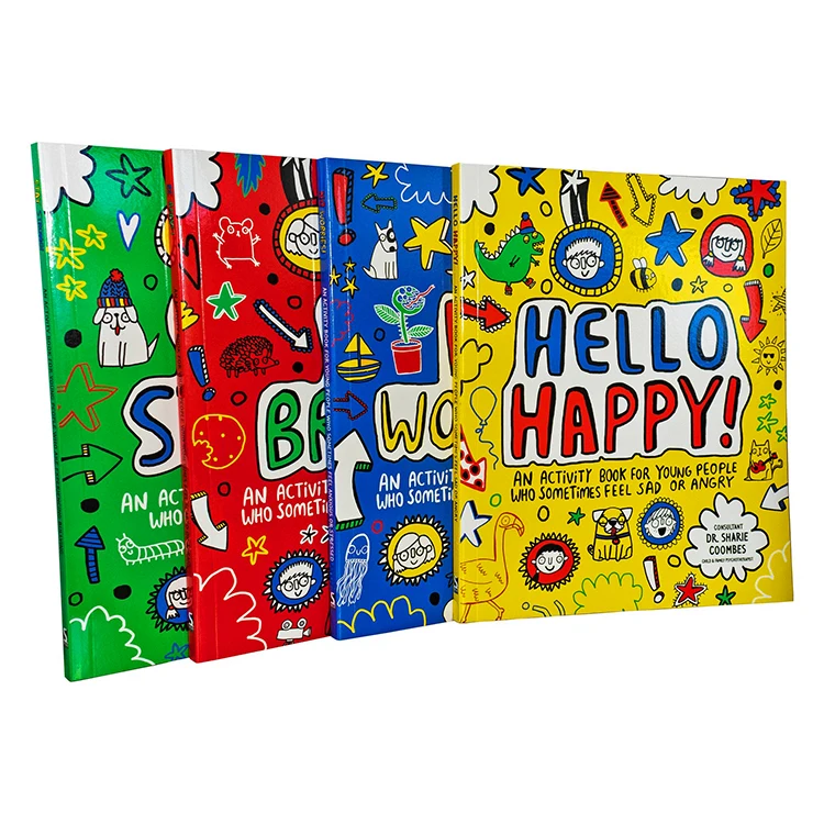 Hot sale competitive price kids road atlas books creative English paper back kids activity books