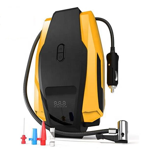 High Quality Car Air Pump Compressor  Portable digital Tire pump Inflator with LED Light