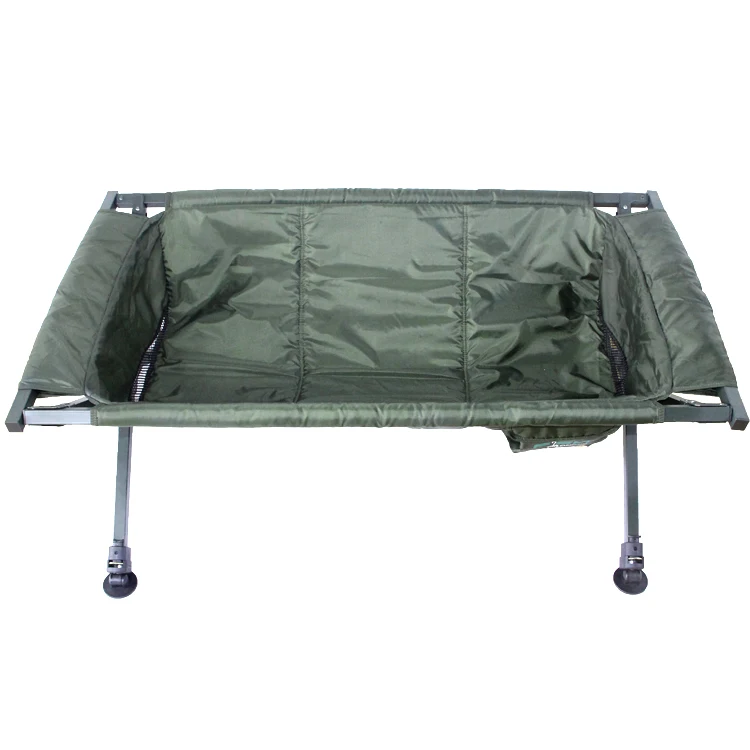 Selco oem Oxford fabric 120cm length Adjustable leg Folding Carp Fishing Equipment Carp Cradle