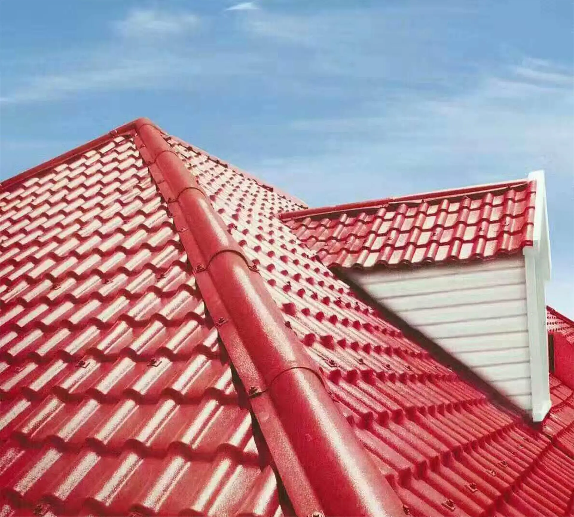 Metal Roof Tile Ridge Cap Colour Coated Tile Roll Former Forming Pressing Making Machine for Roof Drainage