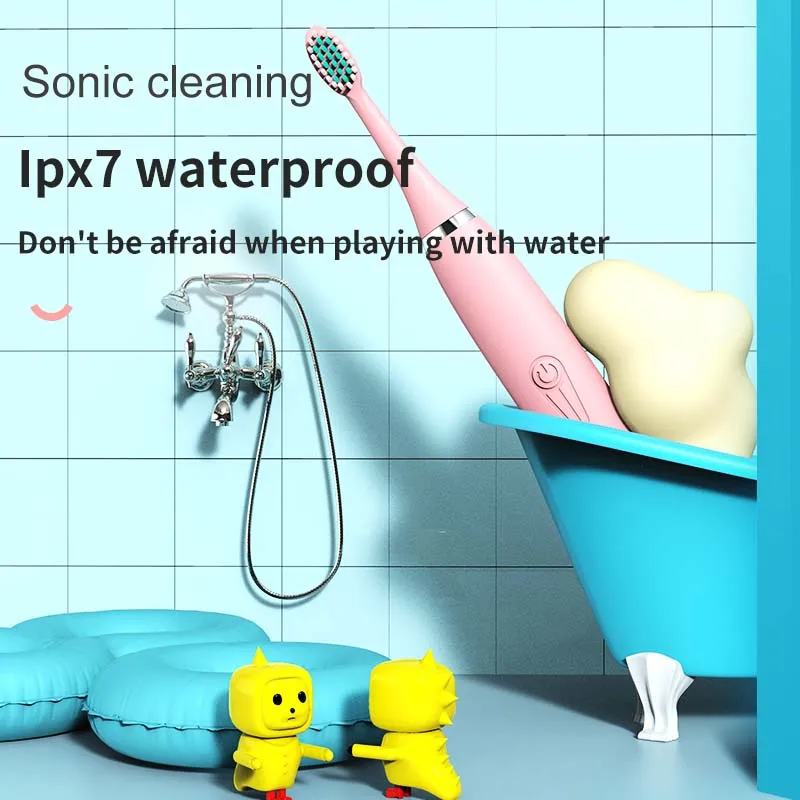 Аккумуляторный блок дети ребенок зубная щетка электронная зубная щетка для детей