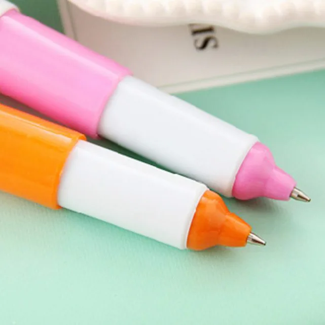 Expression telescopic pill pen wholesale capsule pen ballpoint creative stationery cute pill pen student stationery