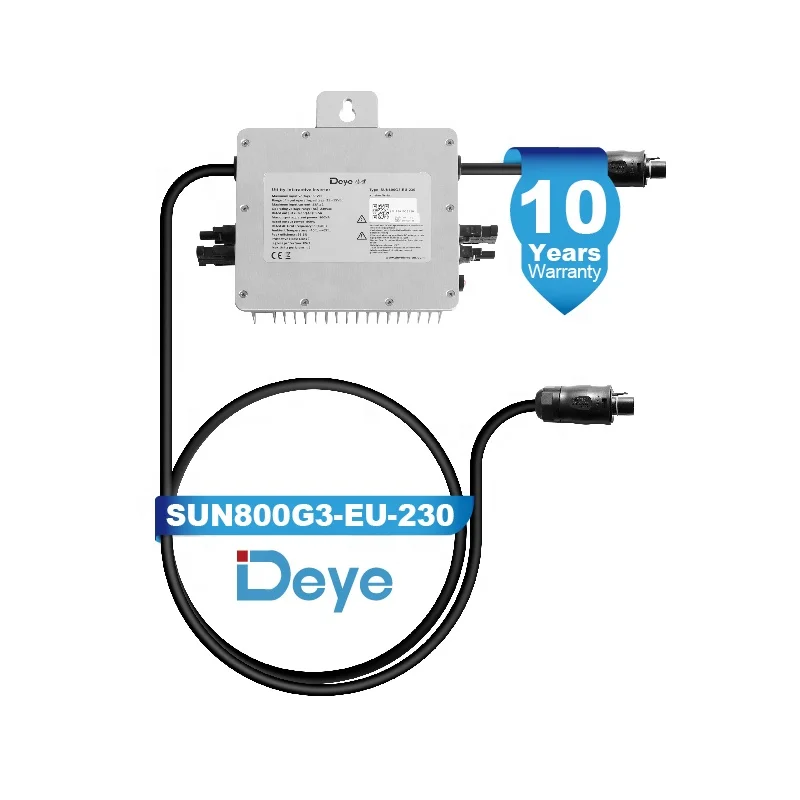 Smart Deye Hot sale micro solar inverter 600W 800W 1000W 2000W MPPT Solar micro Inverter SUN800G3-EU-230 in stock