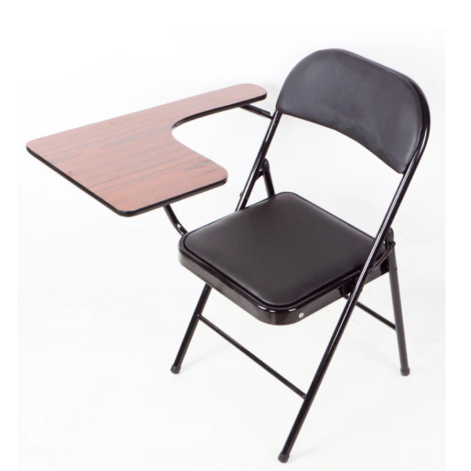 Student Metal Folding Study Chairs with Writing Pad Furniture Manufacturer