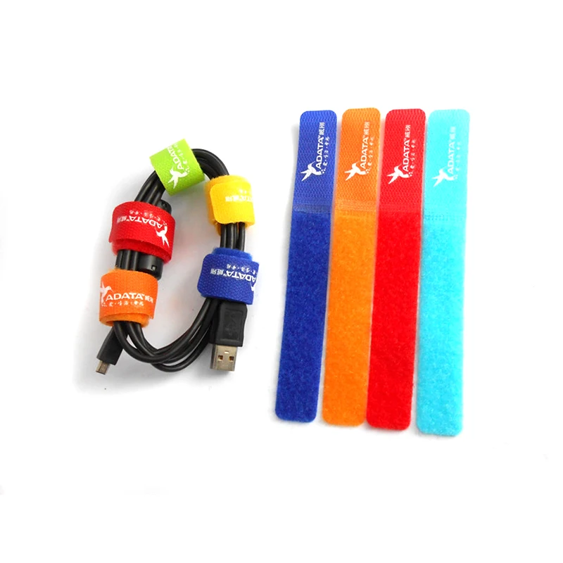 Custom Logo Luggage Strap Yoga Mats Fastener Strap100% Nylon Self-locking Bicycles Hook And Loop Strap With Buckle