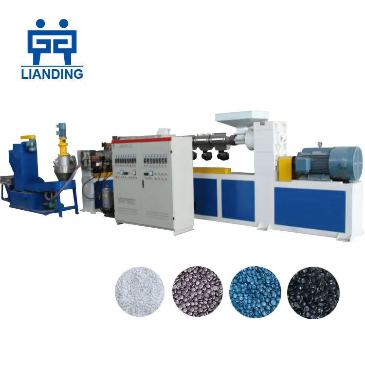 ПЭ ПП пленка для БУТЫЛОК ХЛОПЬЯ пластиковая гранулирующая машина для производства гранул