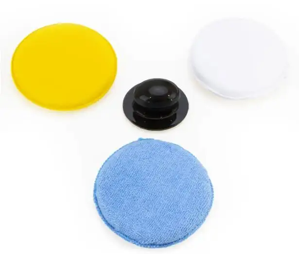 SEQ 3 piece auto polishing car detailing waxing sponge car hand polish set