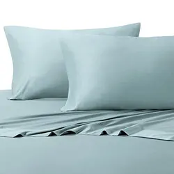 100% Organic Cotton Mineral Twin-Sheets Set, 3-Piece Pure Organic Cotton Long Staple Percale Weave Ultra Soft Best Bedding Sheet