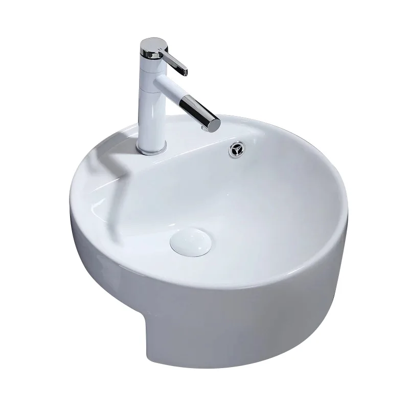 Shampoo Sinks Basin Ceramic Beauty lavatorio laundry tub bathroom hotel freestanding basin washroom vanity tops with sink