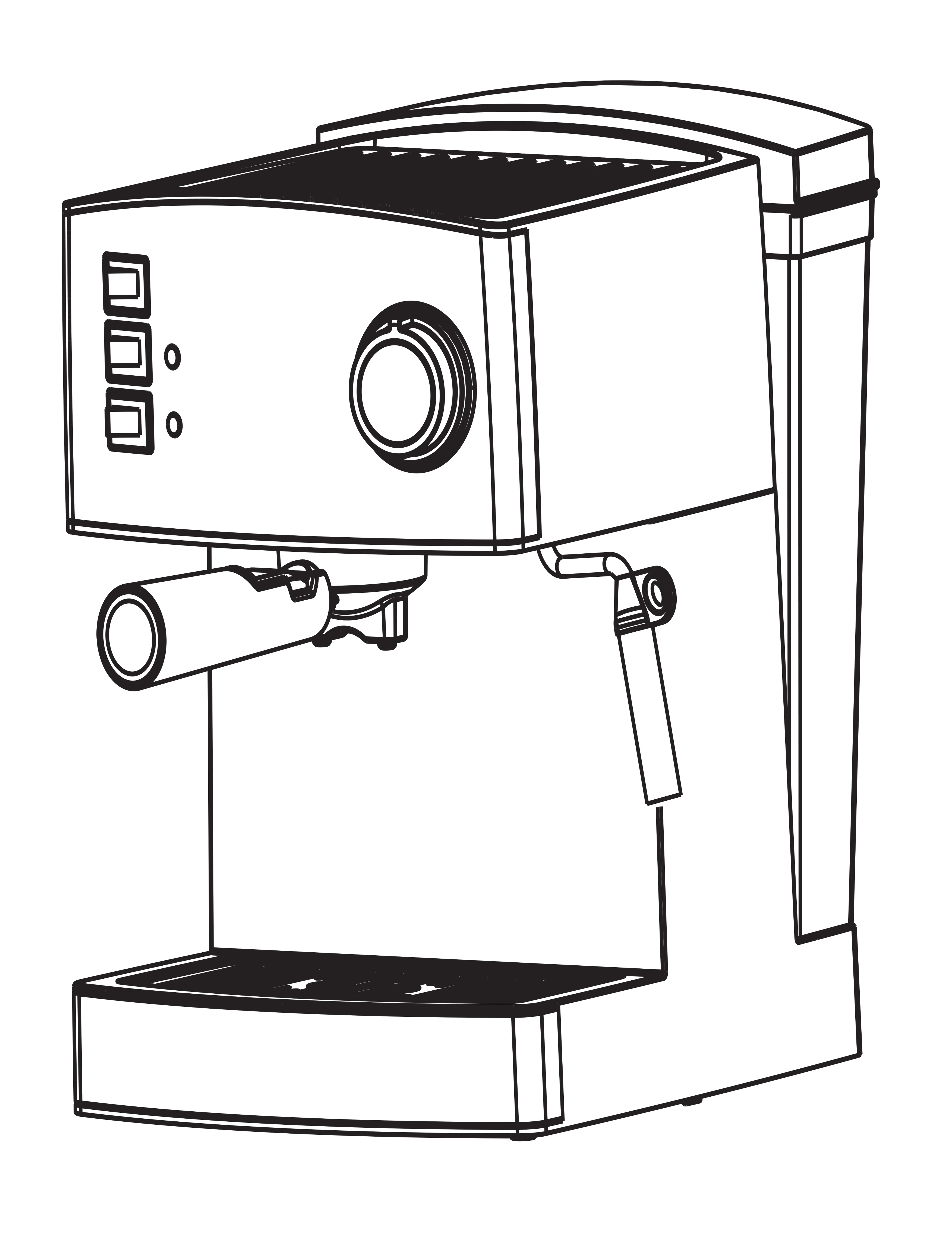 Stainless Steel Coffeehouse Cappuccino Italian Coffee Machine Espresso Maker