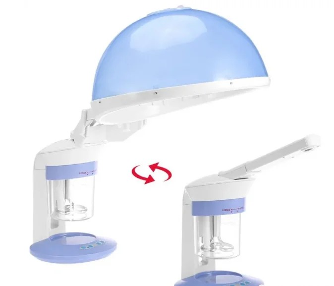 Face Steaming Device 2 in 1 Nano Ionic Hot Professional Spa Luxury Stand Ozone Steam Manual steamer machine facial